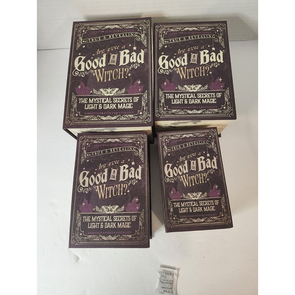 Lot Of 4 Gift Boxes Are You A Good Or Bad Witch?